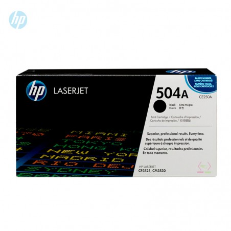 Tóner hp 504A CE250A negro...