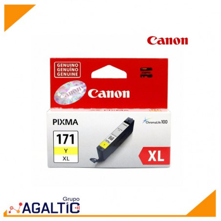 Tinta Canon CLI-171XL Y...