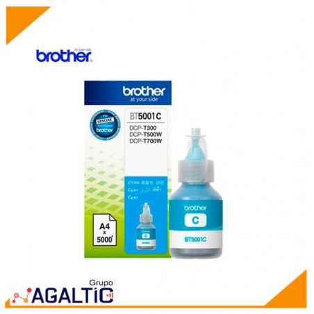 TINTA BROTHER BT-5001C CIAN...